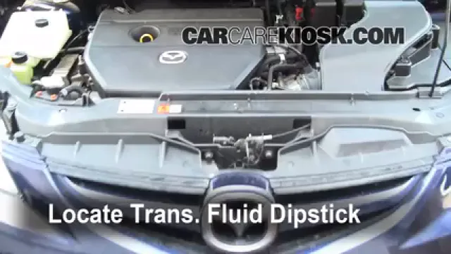 2009 Mazda 5 Sport 2.3L 4 Cyl. Liquide de transmission Vérifier le niveau de liquide